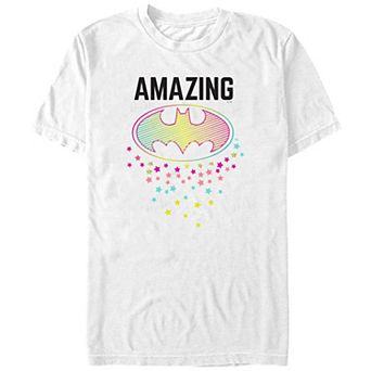 Juniors' Batman Sparkling Logo Boyfriend Graphic Tee