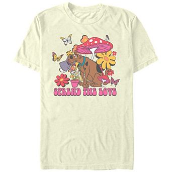 Juniors' Scooby-Doo Spread The Love Boyfriend Graphic Tee