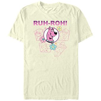 Juniors' Scooby-Doo Ruh-Roh! Boyfriend Graphic Tee