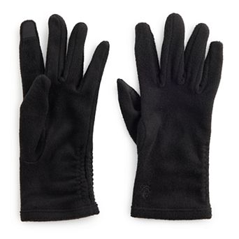 Women's Cuddl Duds® Fleece Side Ruched Gloves