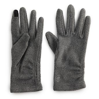 Women's Cuddl Duds® Fleece Side Ruched Gloves
