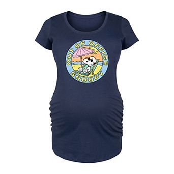 Maternity Peanuts Snoopy Out Of Office Graphic Tee
