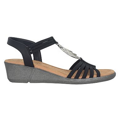 Impo Ralana Women's Stretch Elastic Memory Foam Sandals