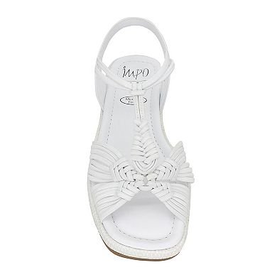 Impo Ryanna Women's Stretch Elastic Memory Foam Sandals