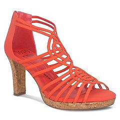 Womens fashion orange dress sandals