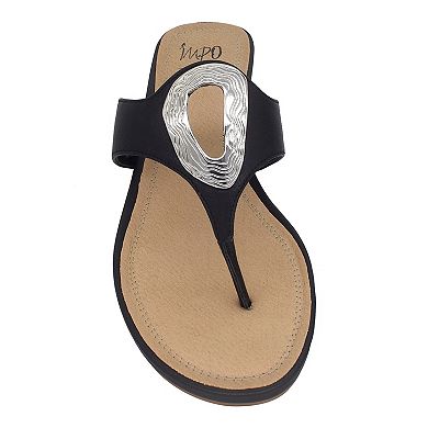 Impo Rosala Women's Ornamented Thong Memory Foam Sandals