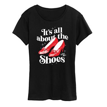 Women's Wizard Of Oz Shoes Graphic Tee
