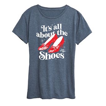 Women's Wizard Of Oz Shoes Graphic Tee