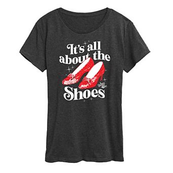 Women's Wizard Of Oz Shoes Graphic Tee
