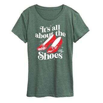 Women's Wizard Of Oz Shoes Graphic Tee