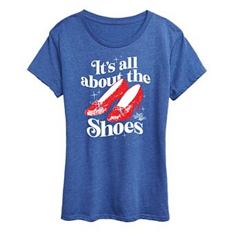 Women's Wizard Of Oz Shoes Graphic Tee