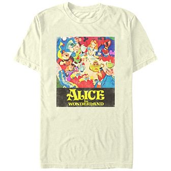 Disney's Alice In Wonderland Mad Tea Party Juniors' Boyfriend Graphic Tee