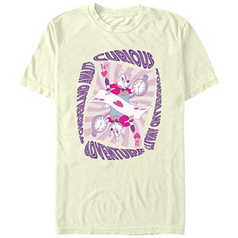 Disney's Alice In Wonderland Curious Adventure Juniors' Boyfriend Graphic Tee