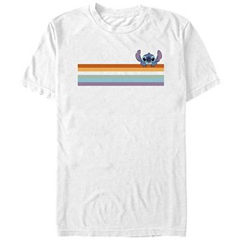 Disney's Lilo & Stitch Peeking Stitch Juniors' Boyfriend Graphic Tee