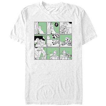 Juniors' Guardians Of The Galaxy Groot Scenes With Rocket Racoon Boyfriend Graphic Tee