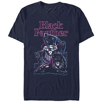 Juniors' Black Panther Big Felines Boyfriend Graphic Tee