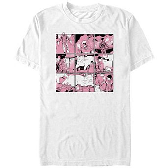 Juniors' Iron Man Playing With Cat Boyfriend Graphic Tee