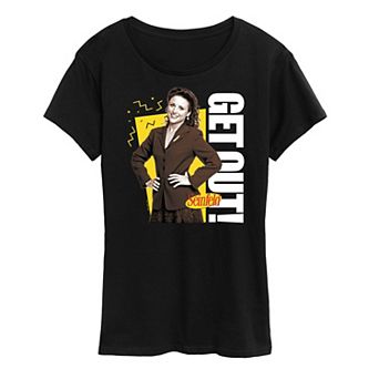 Women's Seinfeld Elaine Get Out Graphic Tee