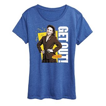Women's Seinfeld Elaine Get Out Graphic Tee