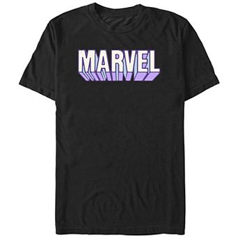 Juniors' Marvel Logo Boyfriend Graphic Tee