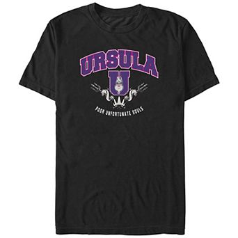 Disney's The Little Mermaid Juniors' Ursula College Boyfriend Graphic Tee