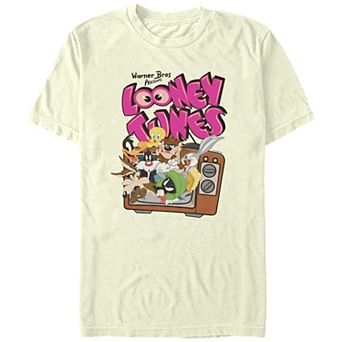 Juniors' Looney Tunes Popping Out The TV Boyfriend Graphic Tee