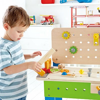 Hape ハぺ　マスターワークベンチ　木のおもちゃ Hape ハぺ マスターワークベンチ 木のおもちゃ - メルカリ
