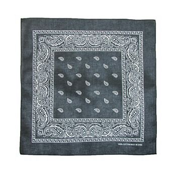 Cotton Paisley All-purpose Bandanas (pack Of 5 Of Same Color)