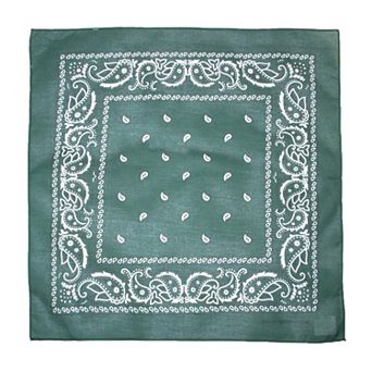 Cotton Paisley All-purpose Bandanas (pack Of 5 Of Same Color)