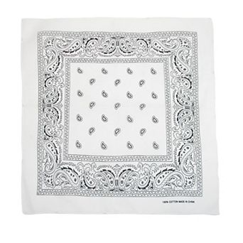 Cotton Paisley All-purpose Bandanas (pack Of 5 Of Same Color)