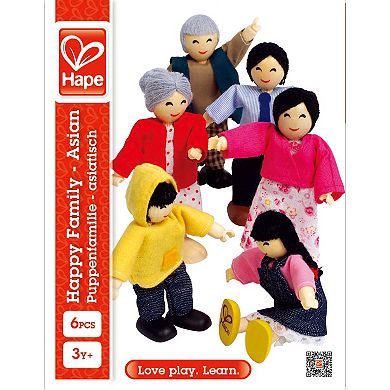 Hape Happy Family Dollhouse Set