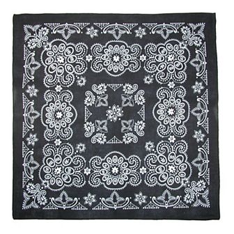 27 Inch Extra Large Cotton Texas Paisley Bandana