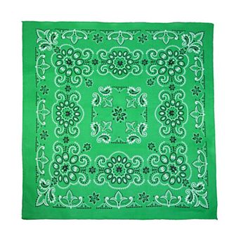 27 Inch Extra Large Cotton Texas Paisley Bandana