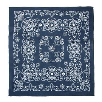 27 Inch Extra Large Cotton Texas Paisley Bandana