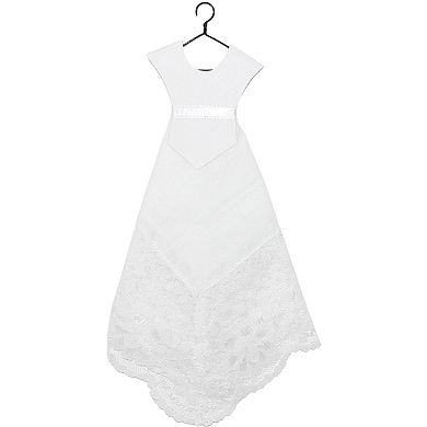 CTM Women's Wedding Dress Handkerchief