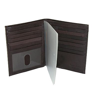 Men's Leather Deluxe Hipster Bifold Wallet
