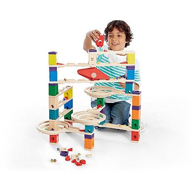 Hape Quadrilla Wooden Marble Run Vertigo Construction Set