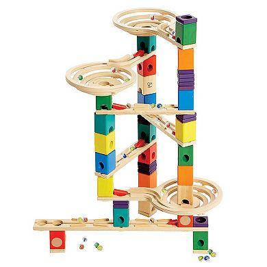 Hape Quadrilla Wooden Marble Run Vertigo Construction Set
