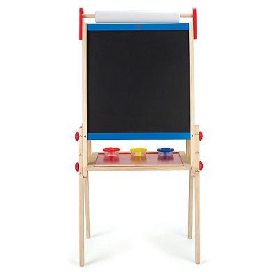 Hape All-in-One Kid's Wooden Double-Sided Art Easel Set