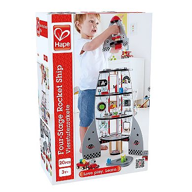 Hape Four-Stage Rocket Ship Playset