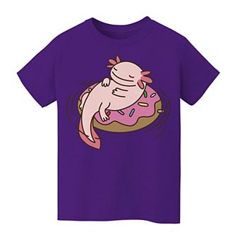 Kids 8-20 COLAB89 Axolotl Relaxolotl Graphic Tee