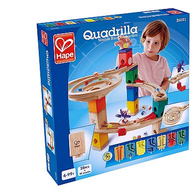 Hape Quadrilla Wooden Marble Run Playset