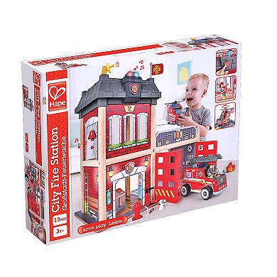 Hape City Fire Station Playset