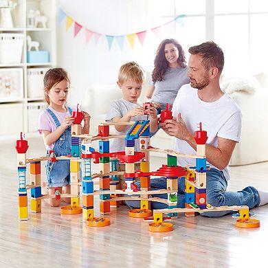 Hape Quadrilla Wooden Marble Run Large Playset