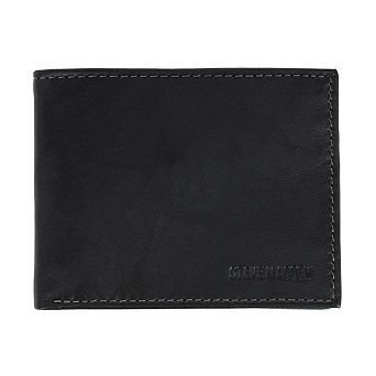 Steve Madden Men's Antiqued Leather Passcase Wallet