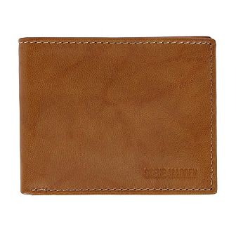 Steve Madden Men's Antiqued Leather Passcase Wallet