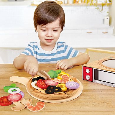 Hape Kitchen Food Perfect Pizza Playset