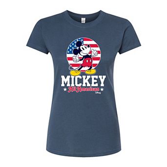 Disney's Mickey Mouse Juniors' All American Fitted Tee