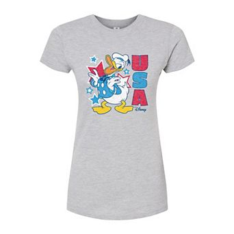 Disney's Donald Duck Juniors' USA Fitted Tee