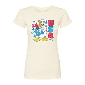 Disney's Donald Duck Juniors' USA Fitted Tee